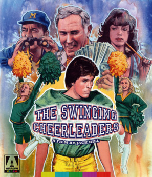 The Swinging Cheerleaders movie poster (1974) metal framed poster