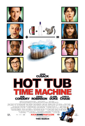 Hot Tub Time Machine movie poster (2010) canvas poster