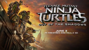 Teenage Mutant Ninja Turtles: Out of the Shadows movie poster (2016) poster with hanger