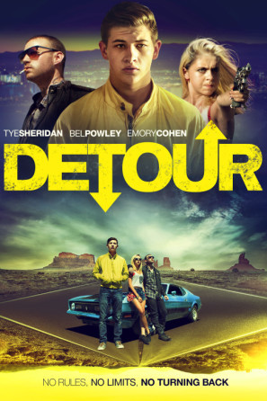 Detour movie poster (2017) canvas poster