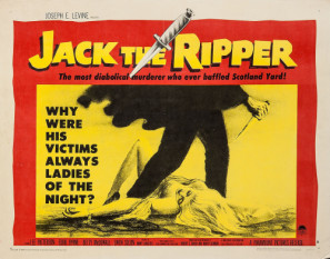 Jack the Ripper movie poster (1959) hoodie