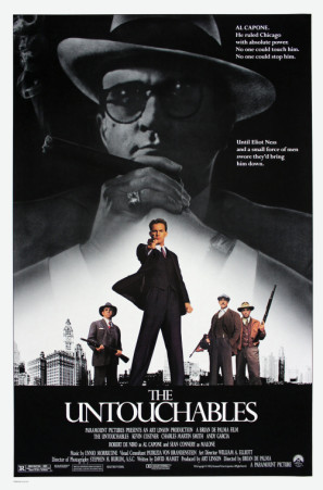 The Untouchables movie poster (1987) canvas poster