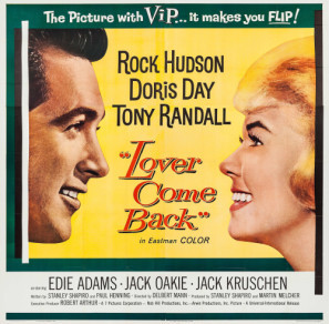 Lover Come Back movie poster (1961) wood print