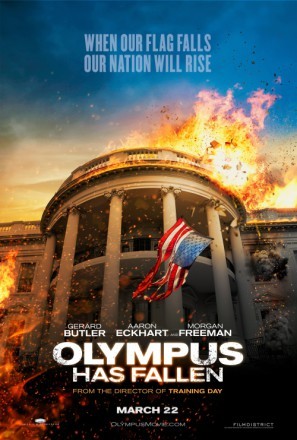 Olympus Has Fallen movie poster (2013) Stickers MOV_zakuawes