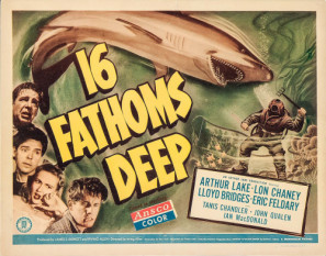 16 Fathoms Deep movie poster (1948) poster