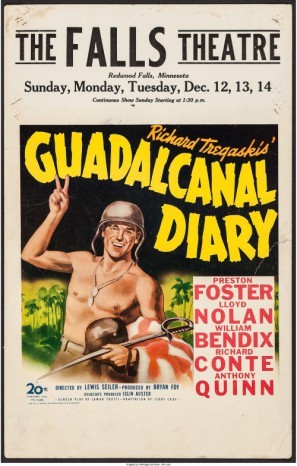 Guadalcanal Diary movie poster (1943) pillow