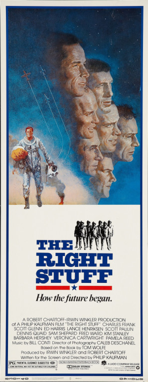 The Right Stuff movie poster (1983) t-shirt