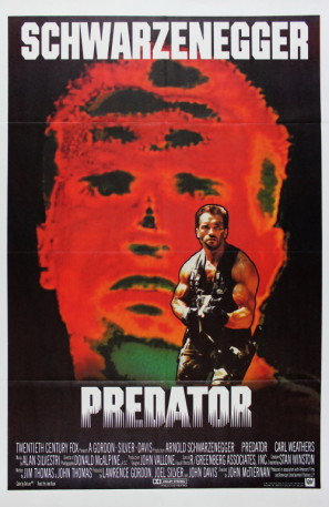 Predator movie poster (1987) poster with hanger
