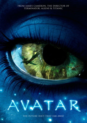 Avatar movie poster (2009) poster with hanger