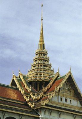 Bangkok wooden framed poster