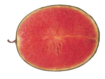 Watermelon wood print